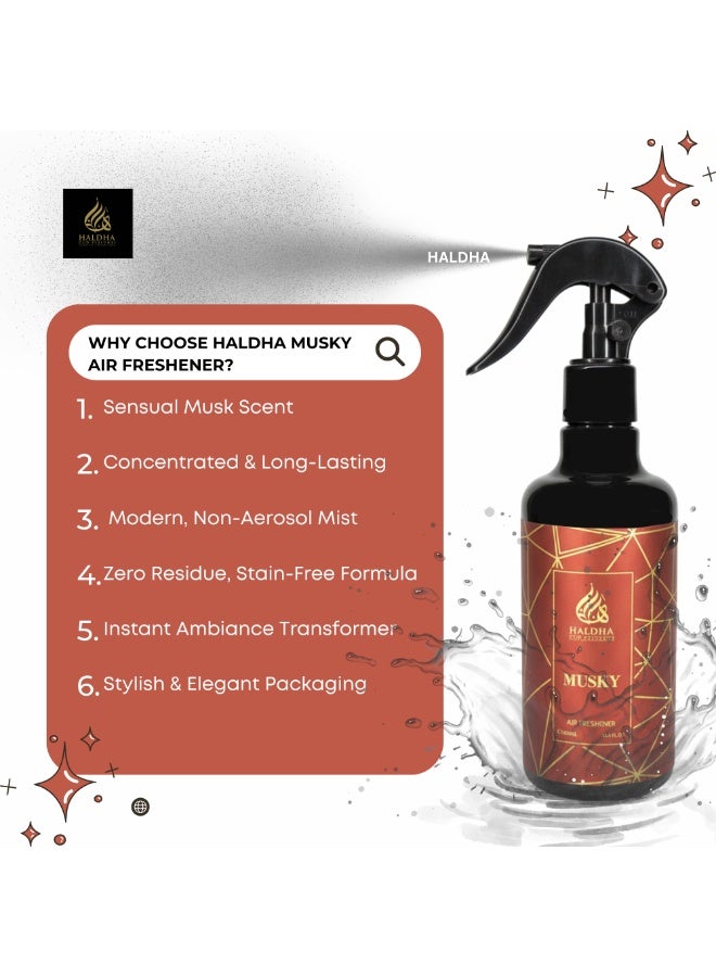 هالدها هالضى معطر جو مسكي برائحة المسك العميقة ثبات طويل 250 مل للجنسين - Image 3